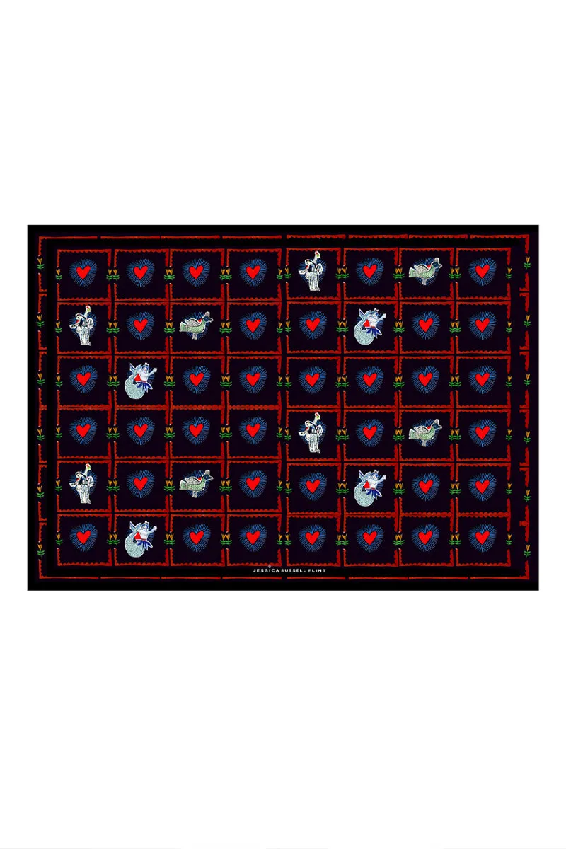 Silk Pareo Scarf / "Dana" sold by Jessica Russell Flint product image thumbnail 5