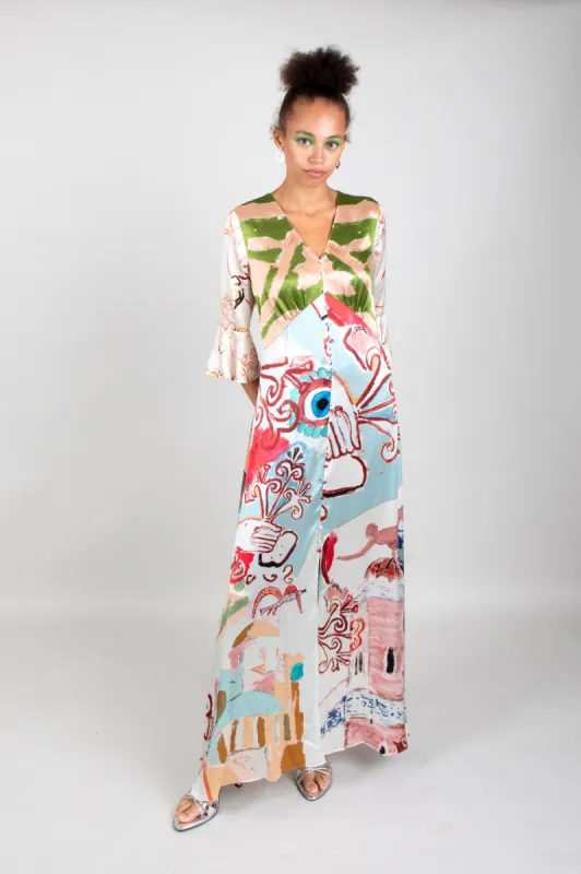 Maxi Button Down Dress / "Penelope" sold by Jessica Russell Flint