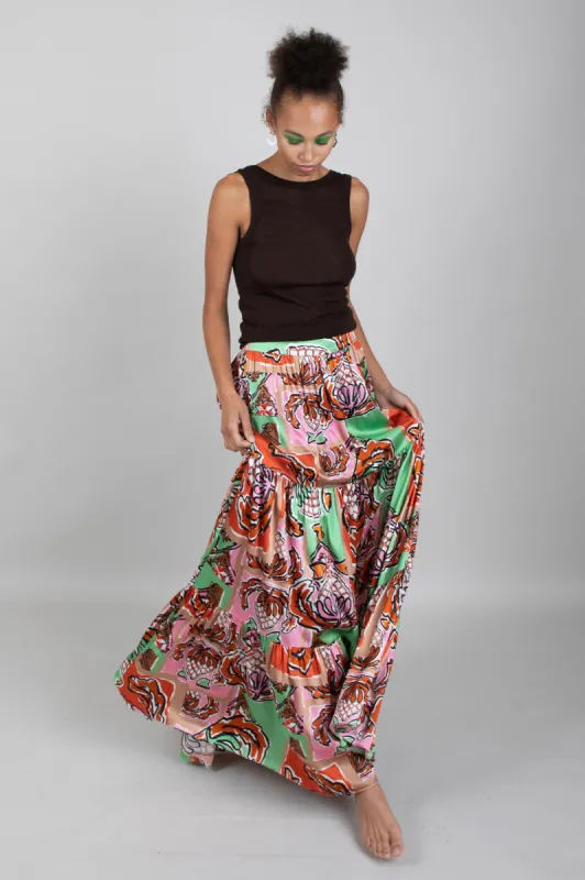 Tiered Maxi Skirt / "Calliope" sold by Jessica Russell Flint