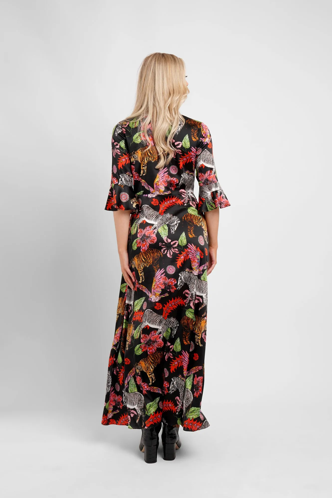Maxi Button Down Dress / "Tiger Tales" sold by Jessica Russell Flint product image thumbnail 3