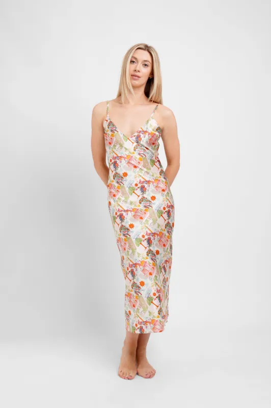 Midi Slip / "Paradise Island" sold by Jessica Russell Flint