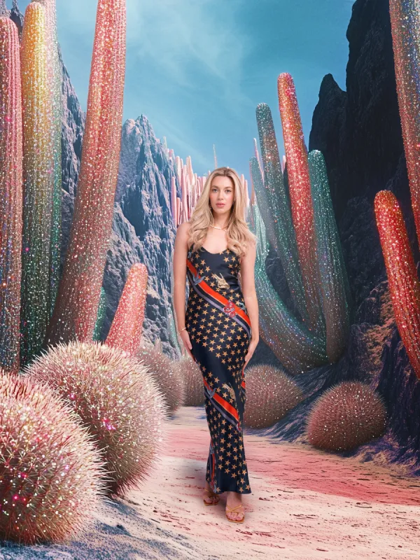 Maxi Slip Dress / "Sailor's Dreams" sold by Jessica Russell Flint