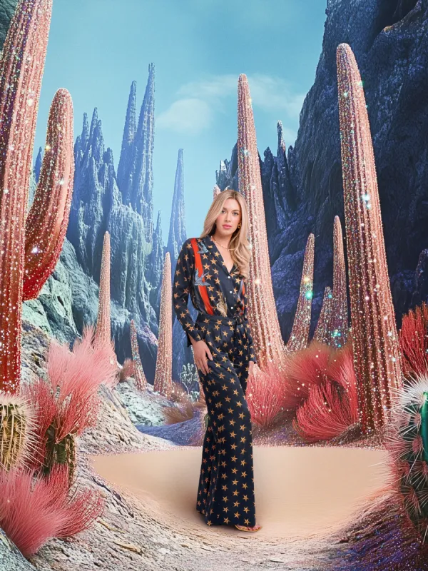 Wide Leg Trousers / "Sailor's Dreams" sold by Jessica Russell Flint