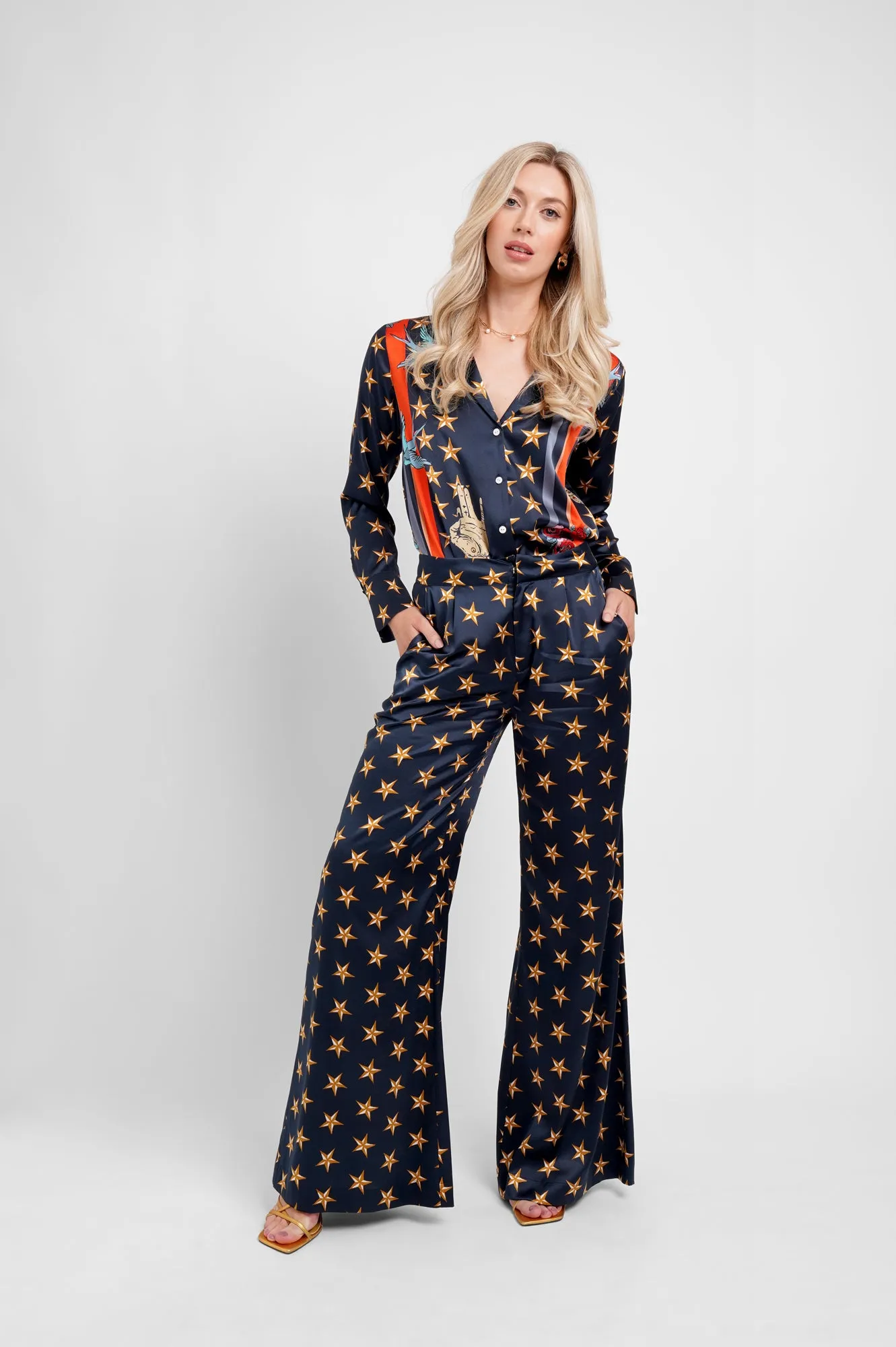 Wide Leg Trousers / "Sailor's Dreams" sold by Jessica Russell Flint product image thumbnail 2