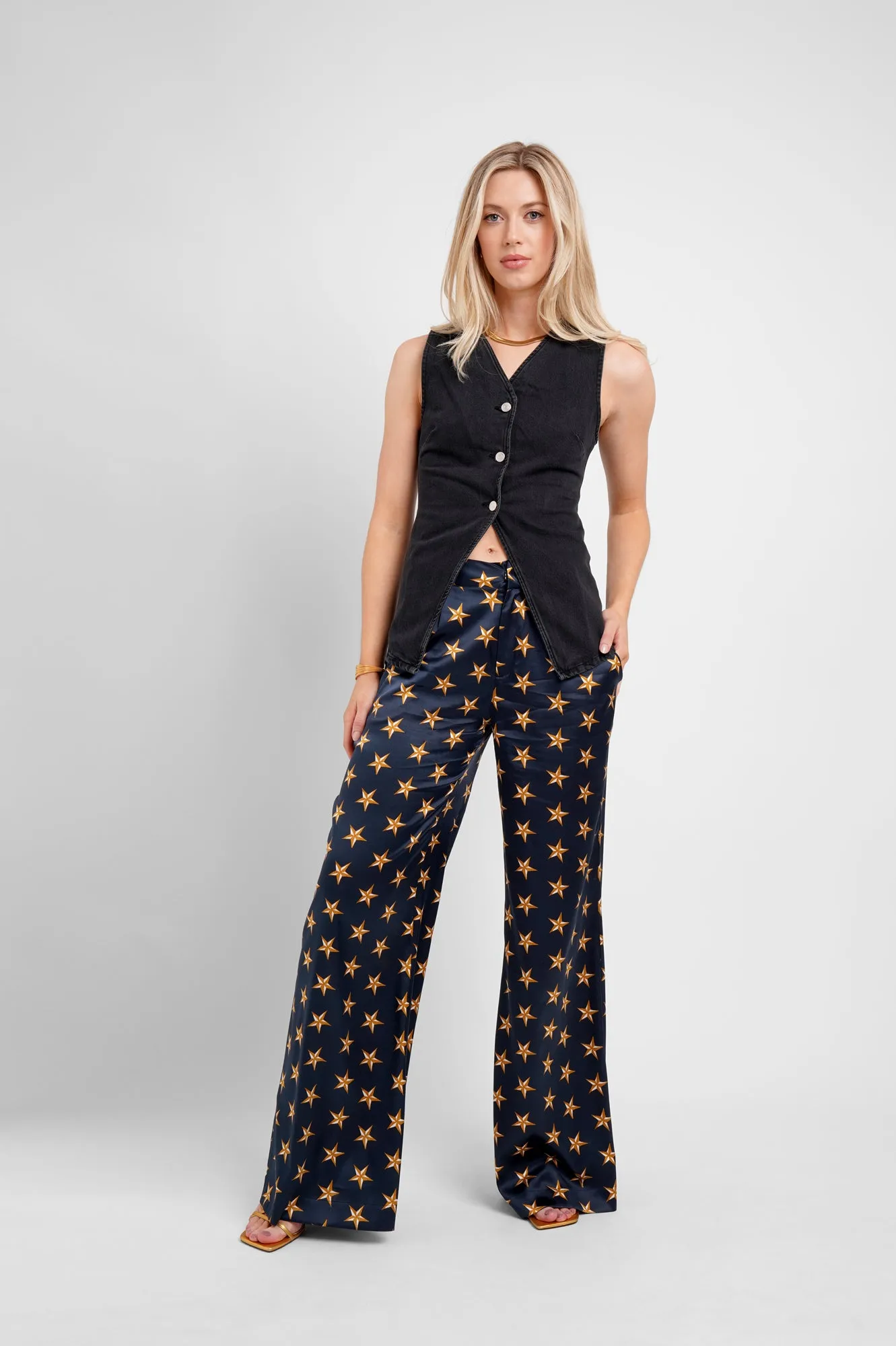 Wide Leg Trousers / "Sailor's Dreams" sold by Jessica Russell Flint product image thumbnail 3