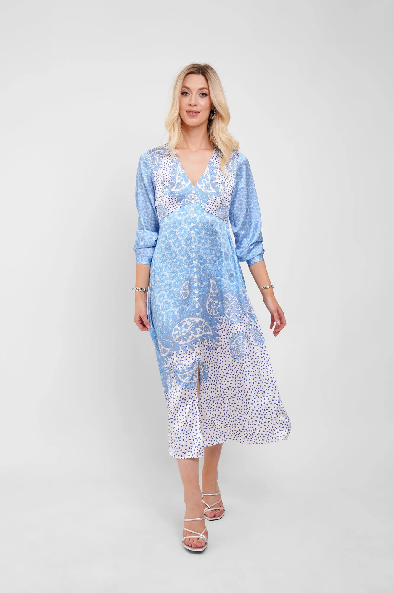 Midi Button Tea Dress / "Lulu" sold by Jessica Russell Flint