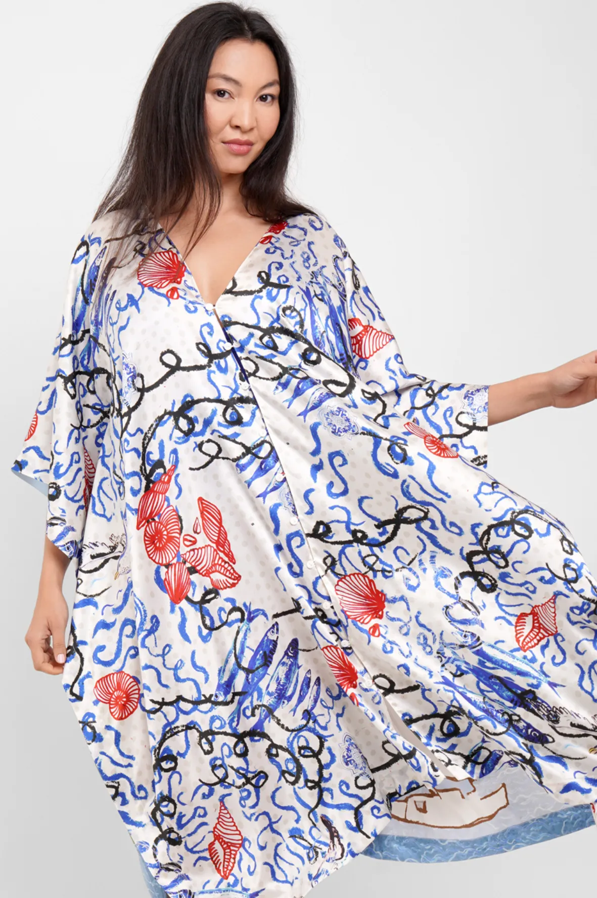 Kaftan Dress / "St Ives" sold by Jessica Russell Flint product image thumbnail 3