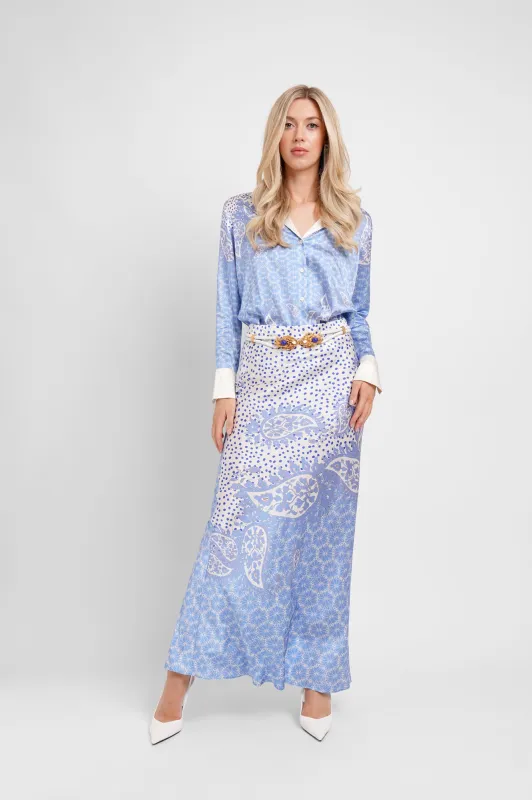 Bias Cut Maxi Skirt / "Lulu" sold by Jessica Russell Flint