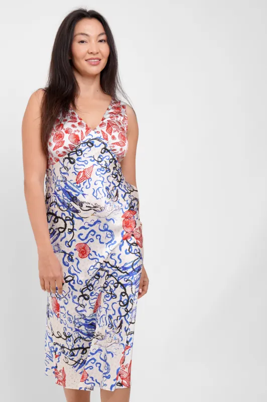 Sleeveless Midi Dress / "St Ives" sold by Jessica Russell Flint