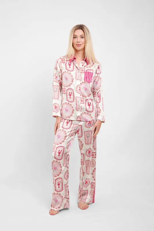 Long Sleeve PJ Top / "The Hamptons" sold by Jessica Russell Flint