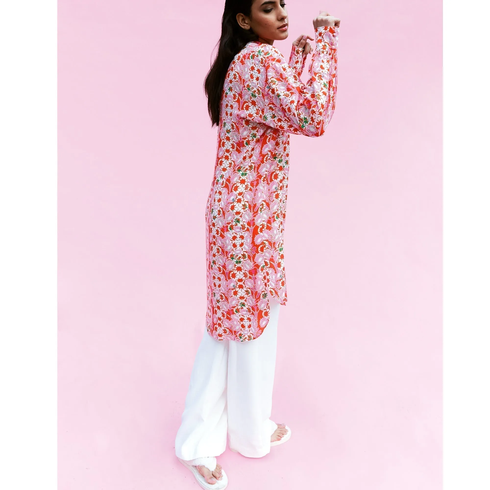 Marbella Short Kaftan Dress / "Magdalena" sold by Jessica Russell Flint product image thumbnail 4