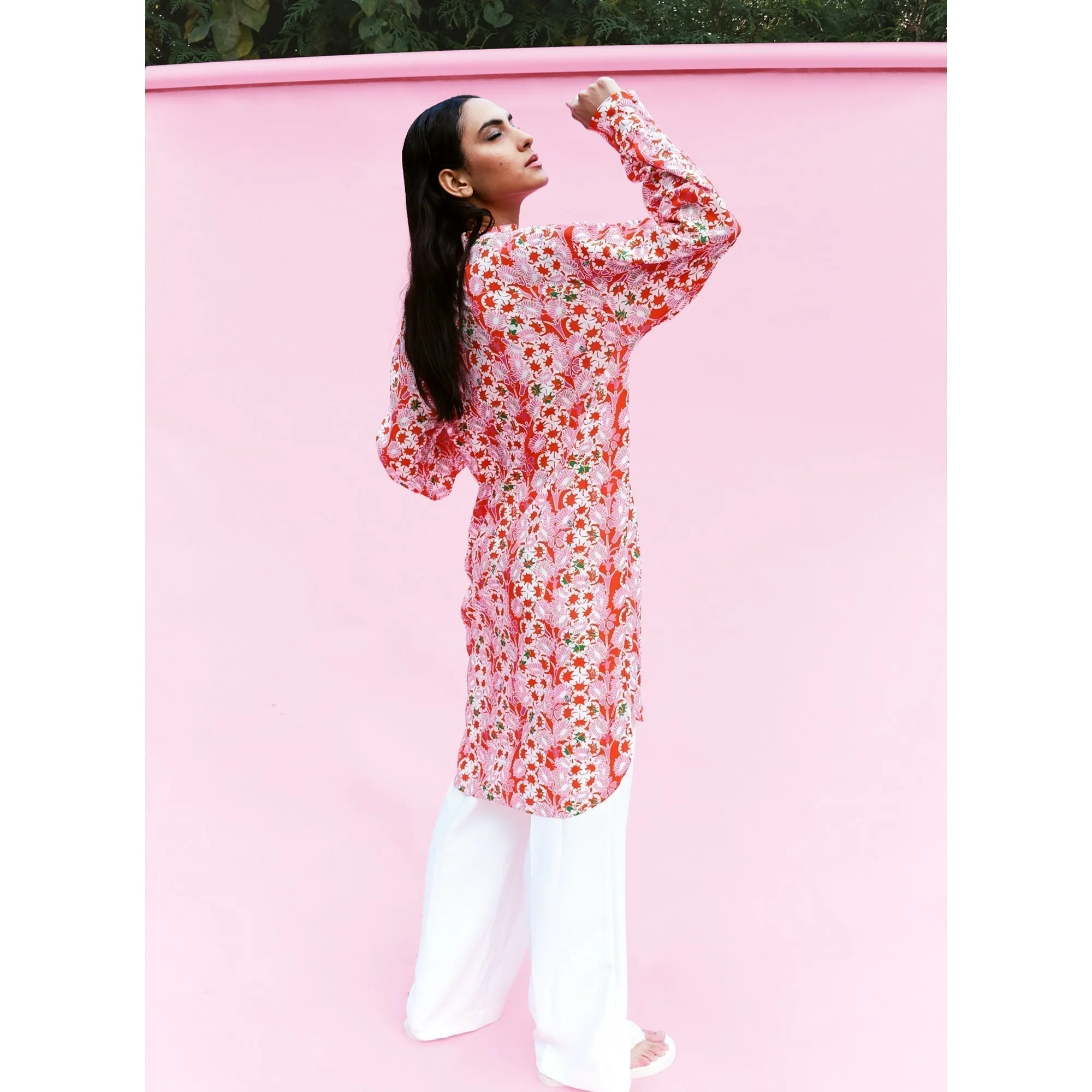 Marbella Short Kaftan Dress / "Magdalena" sold by Jessica Russell Flint product image thumbnail 3