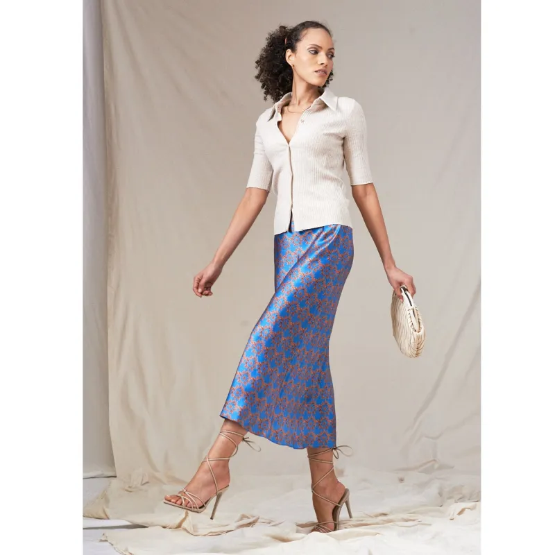 Bias Cut Skirt / "Tavia" sold by Jessica Russell Flint