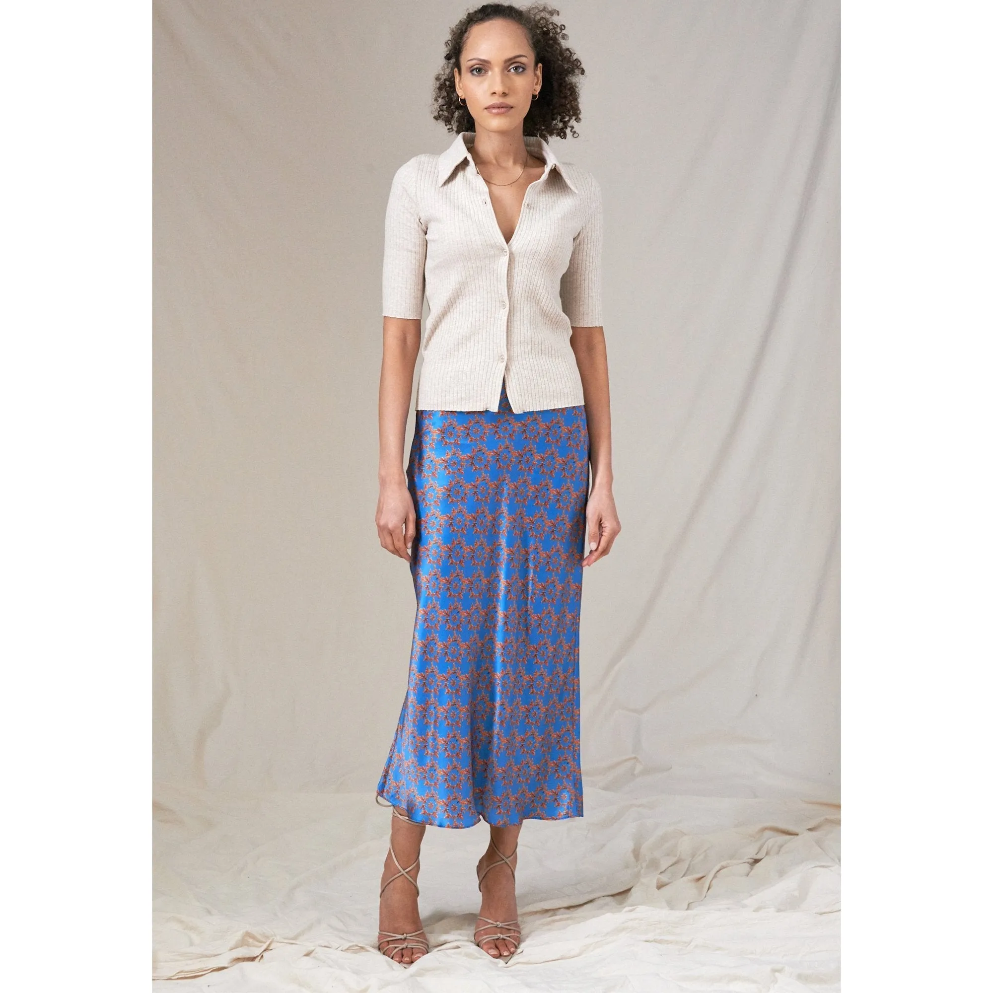 Bias Cut Skirt / "Tavia" sold by Jessica Russell Flint product image thumbnail 2