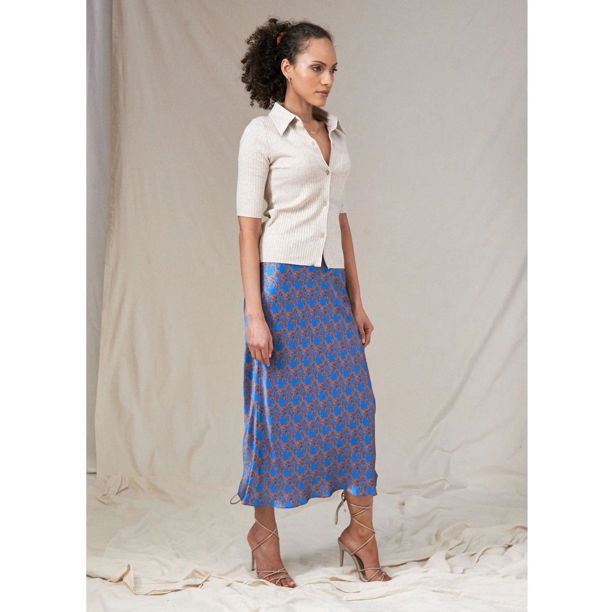 Bias Cut Skirt / "Tavia" sold by Jessica Russell Flint product image thumbnail 3