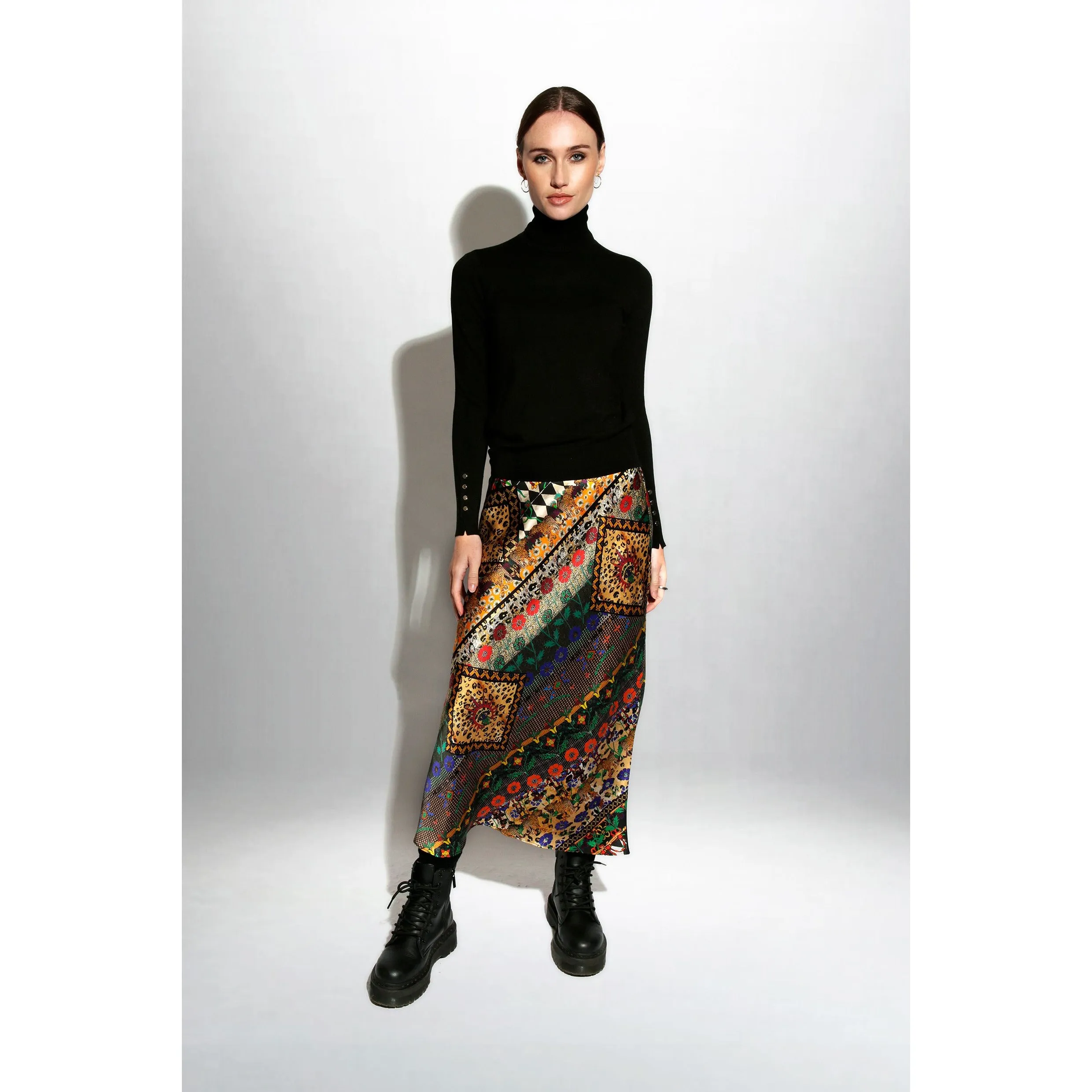 Bias Cut Skirt / "Animal Folk Story" sold by Jessica Russell Flint product image thumbnail 2