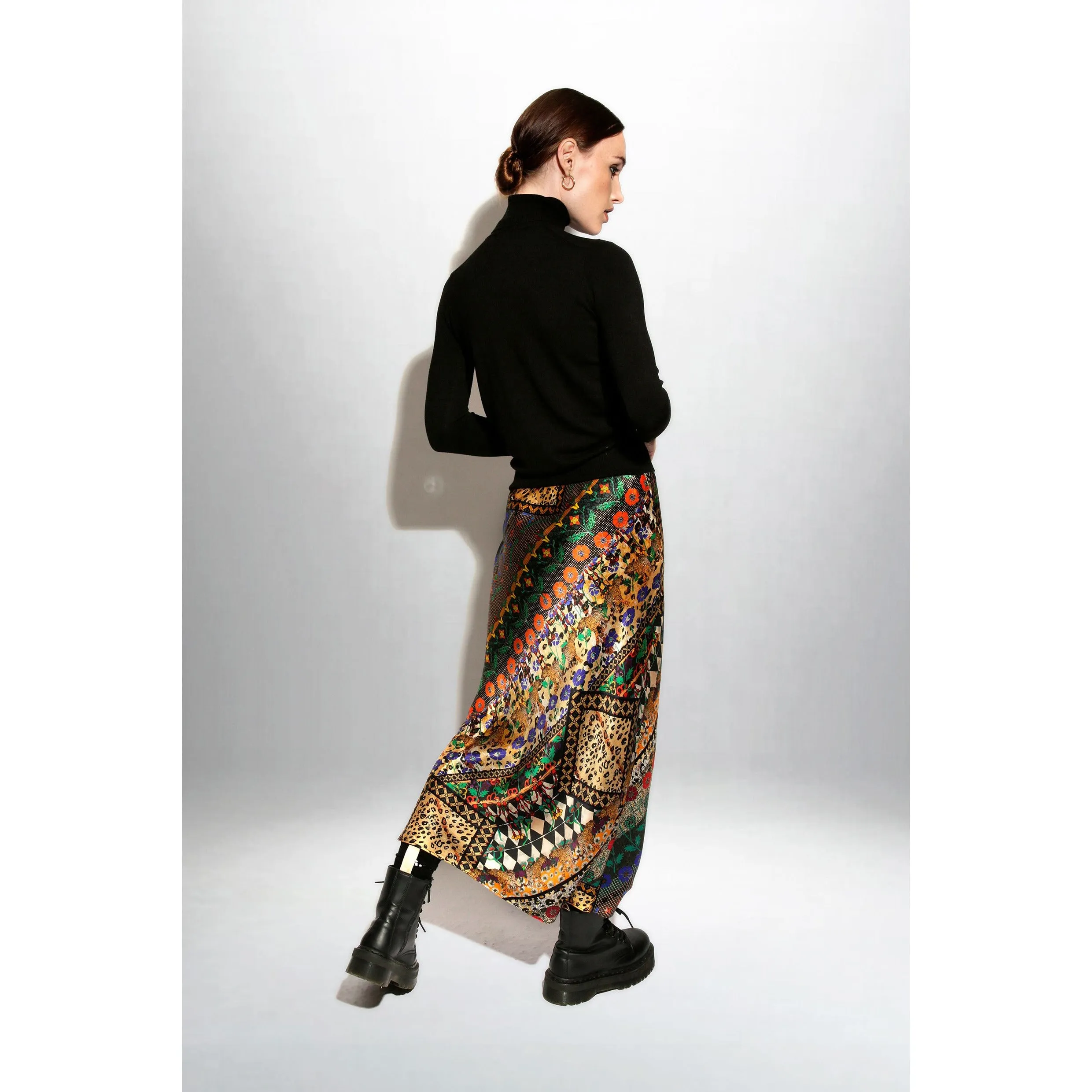 Bias Cut Skirt / "Animal Folk Story" sold by Jessica Russell Flint product image thumbnail 3