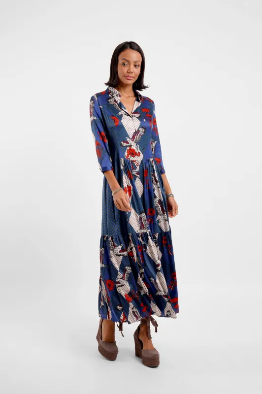 Maxi Shirt Dress / "Eagle Fields" sold by Jessica Russell Flint