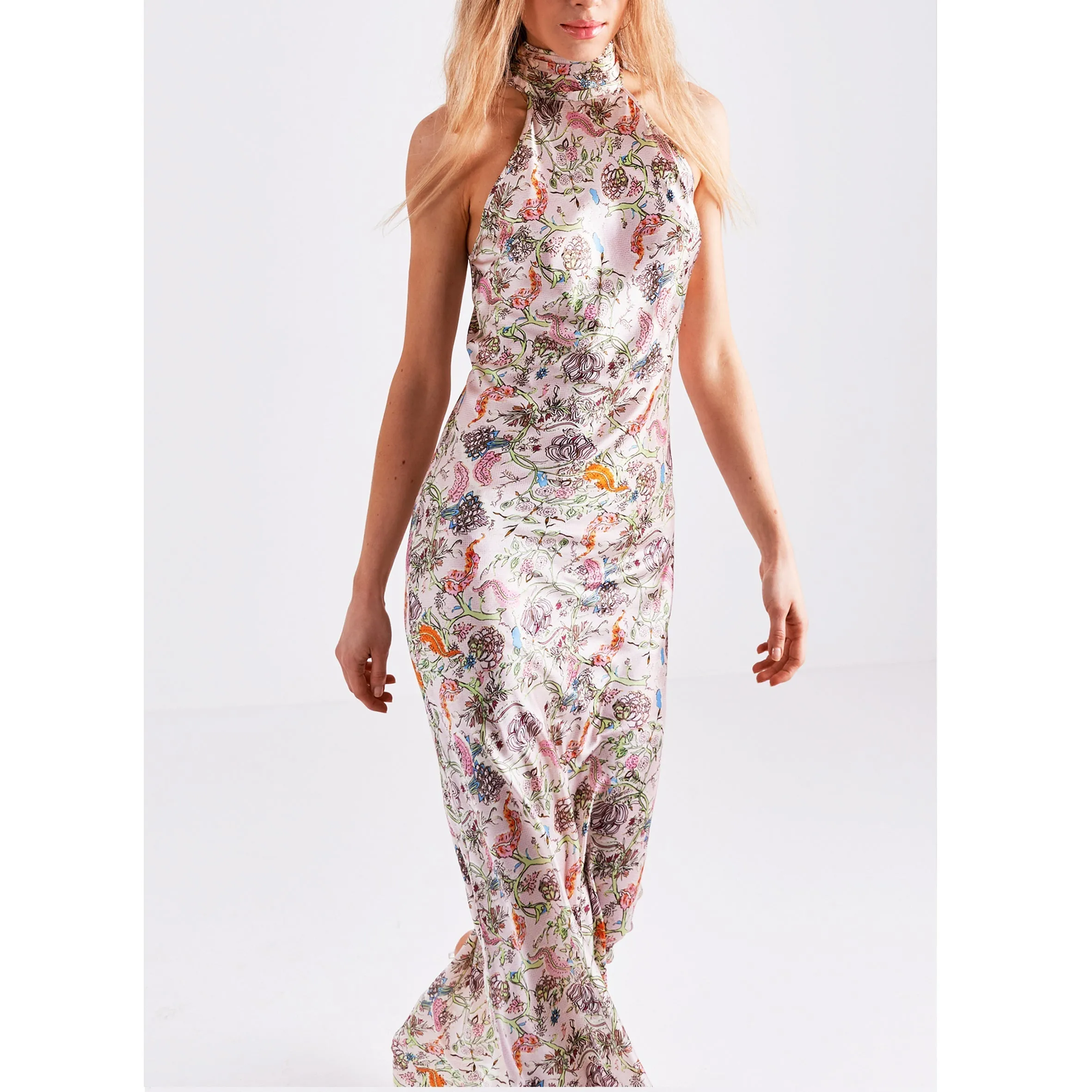 High Neck Maxi Dress / "Emiko" sold by Jessica Russell Flint product image thumbnail 5