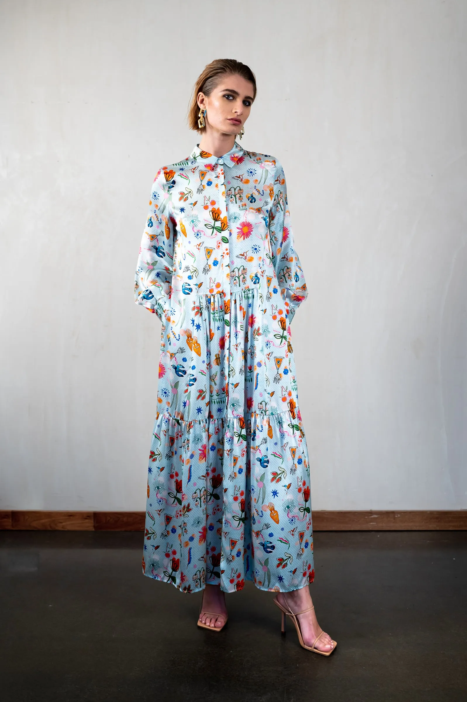 Maxi Shirt Dress / "Mia" sold by Jessica Russell Flint product image thumbnail 3