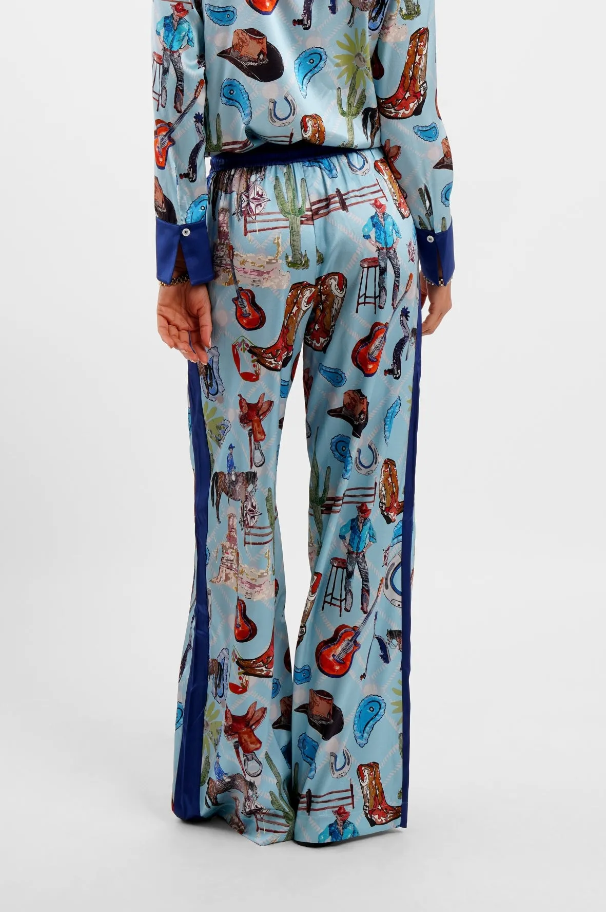 Lounge Pant / "Western Blues" sold by Jessica Russell Flint product image thumbnail 5