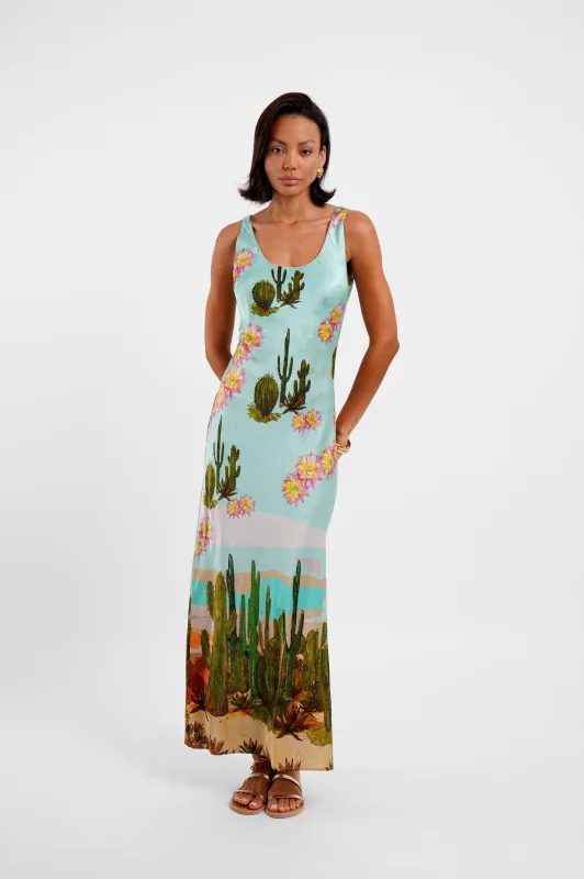Scoop Neck Maxi Dress / “Desert Drift” made by Jessica Russell Flint