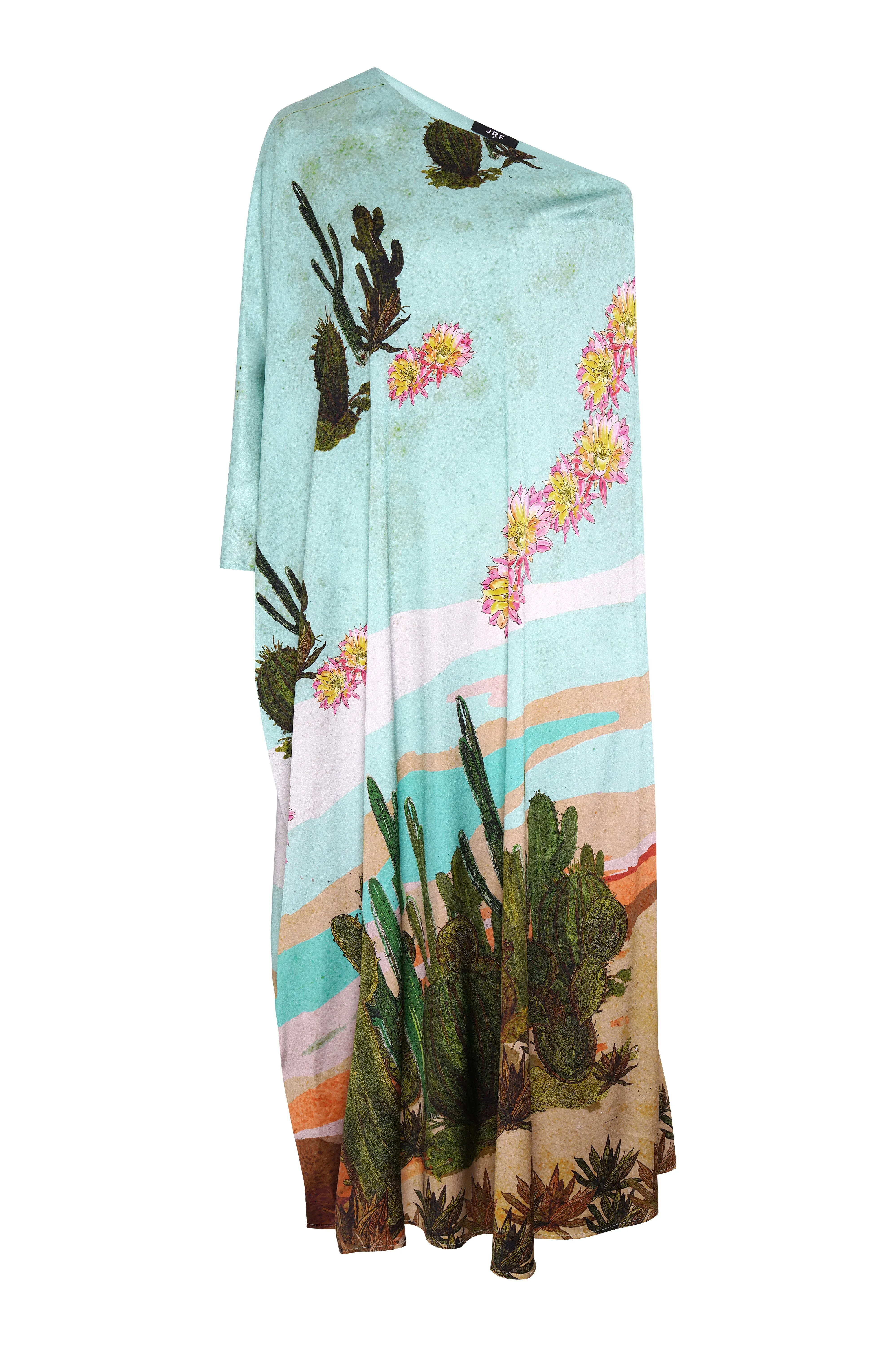 One Shoulder Kaftan Dress / “Desert Drift” sold by Jessica Russell Flint product image thumbnail 3