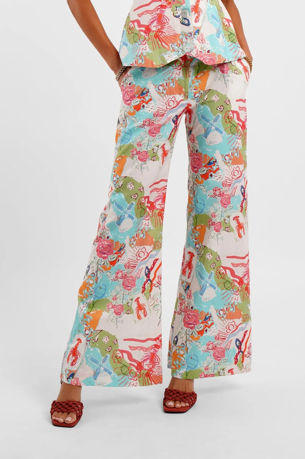 Wide Leg Trousers / “The Hamptons” sold by Jessica Russell Flint product image thumbnail 2