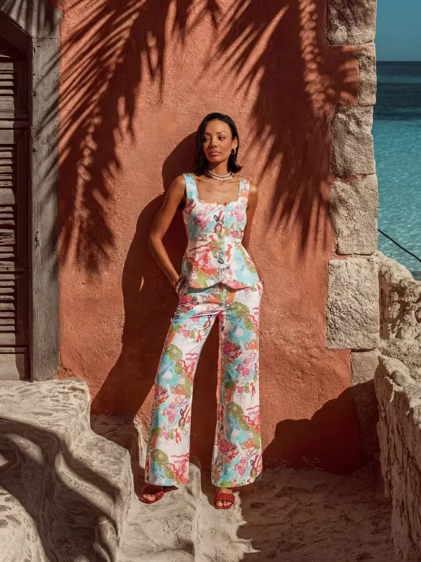 Wide Leg Trousers / “The Hamptons” made by Jessica Russell Flint