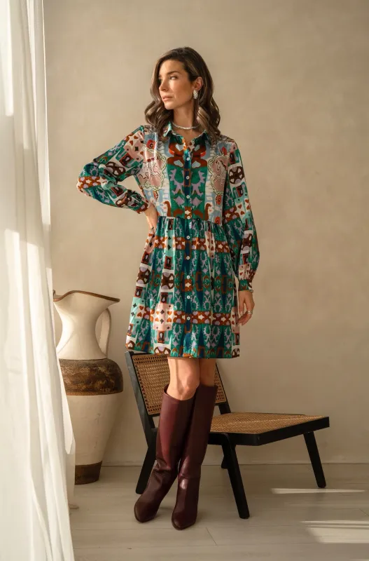 Short Shirt Dress / “Cavalier’s Tale” - PRE-ORDER made by Jessica Russell Flint
