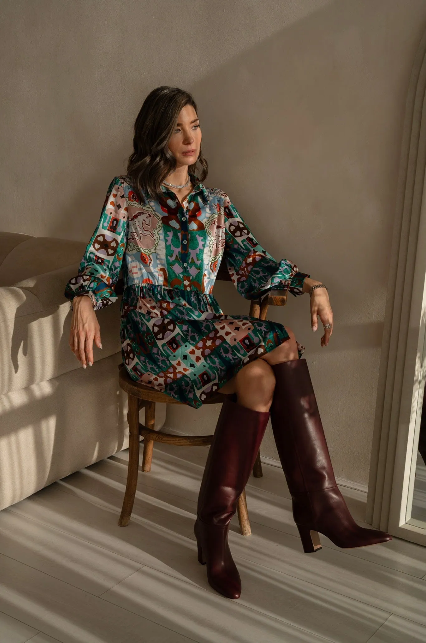 Short Shirt Dress / “Cavalier’s Tale” - PRE-ORDER sold by Jessica Russell Flint product image thumbnail 4