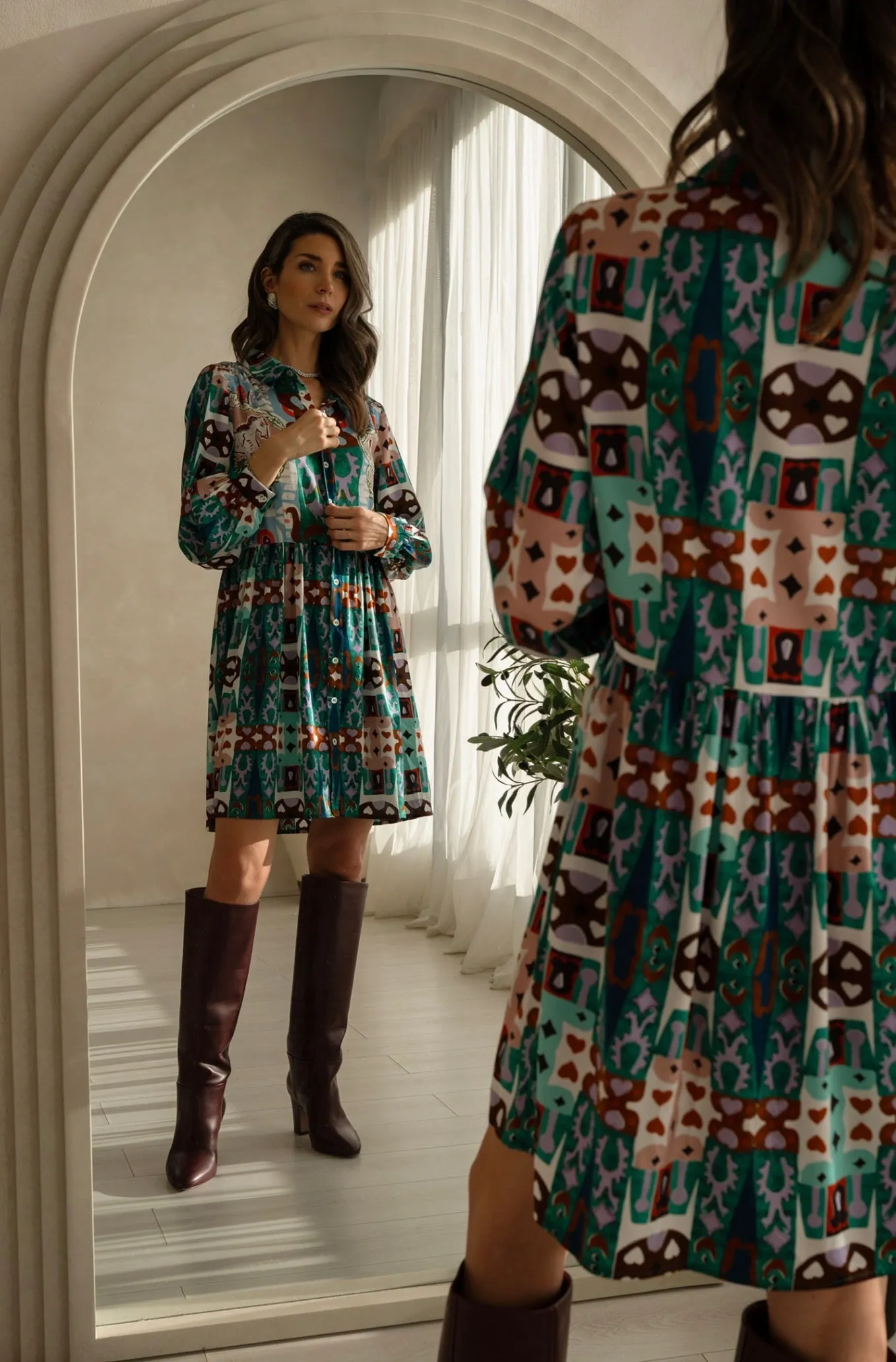 Short Shirt Dress / “Cavalier’s Tale” - PRE-ORDER sold by Jessica Russell Flint product image thumbnail 2