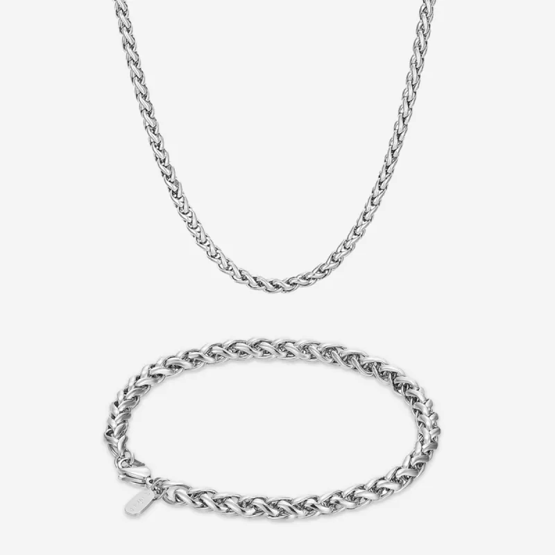 Wheat halskæde & wheat armbånd sold by Jewls