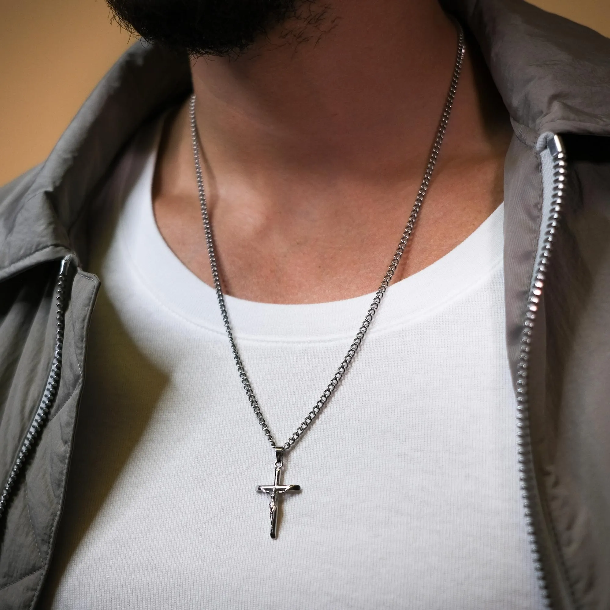 Krucifiks halskæde + Wheat halskæde sold by Jewls product image thumbnail 4