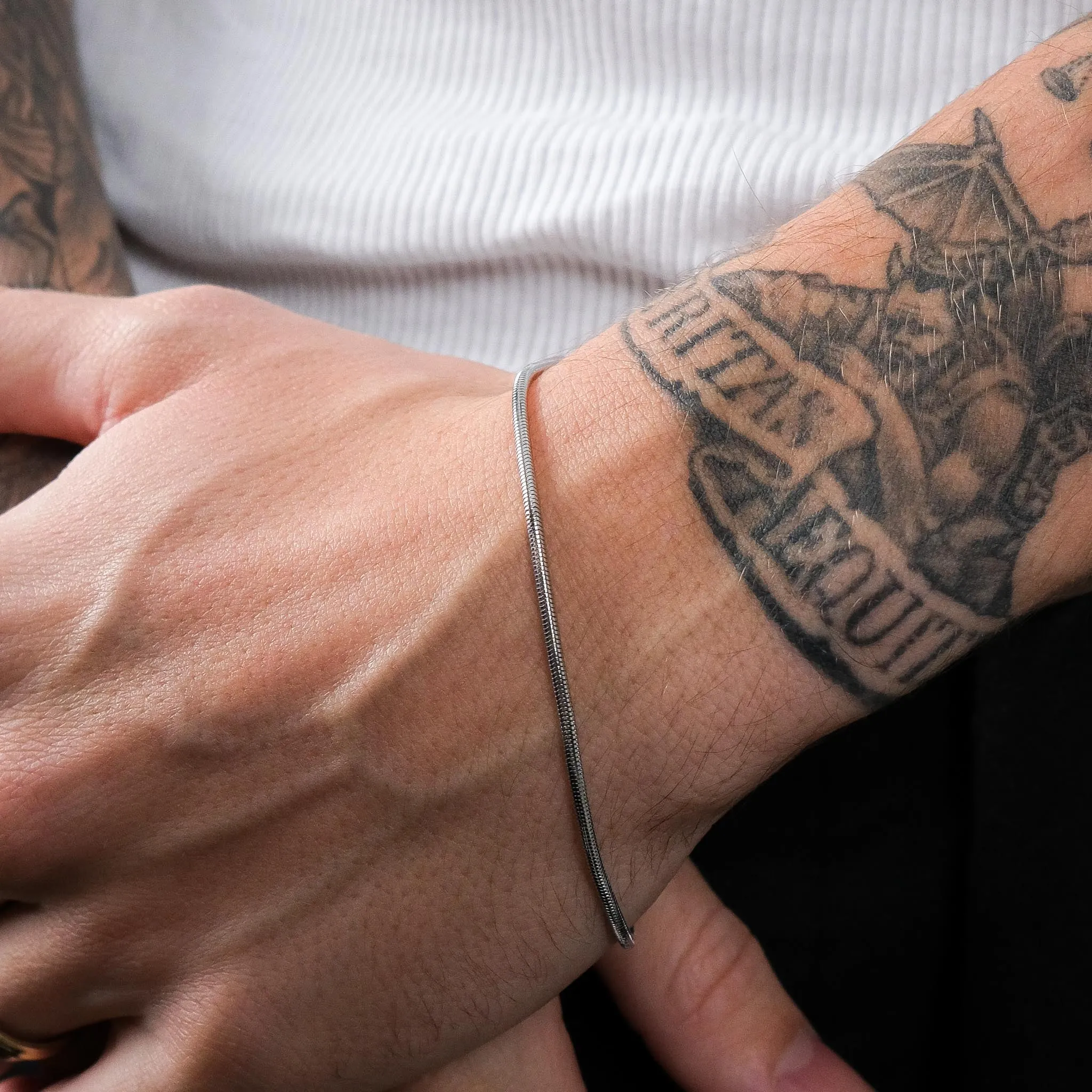 Snake armbånd 3 mm sold by Jewls product image thumbnail 5