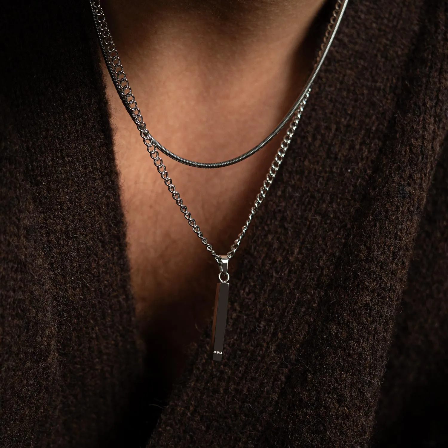 Bar signatur halskæde sold by Jewls product image thumbnail 2