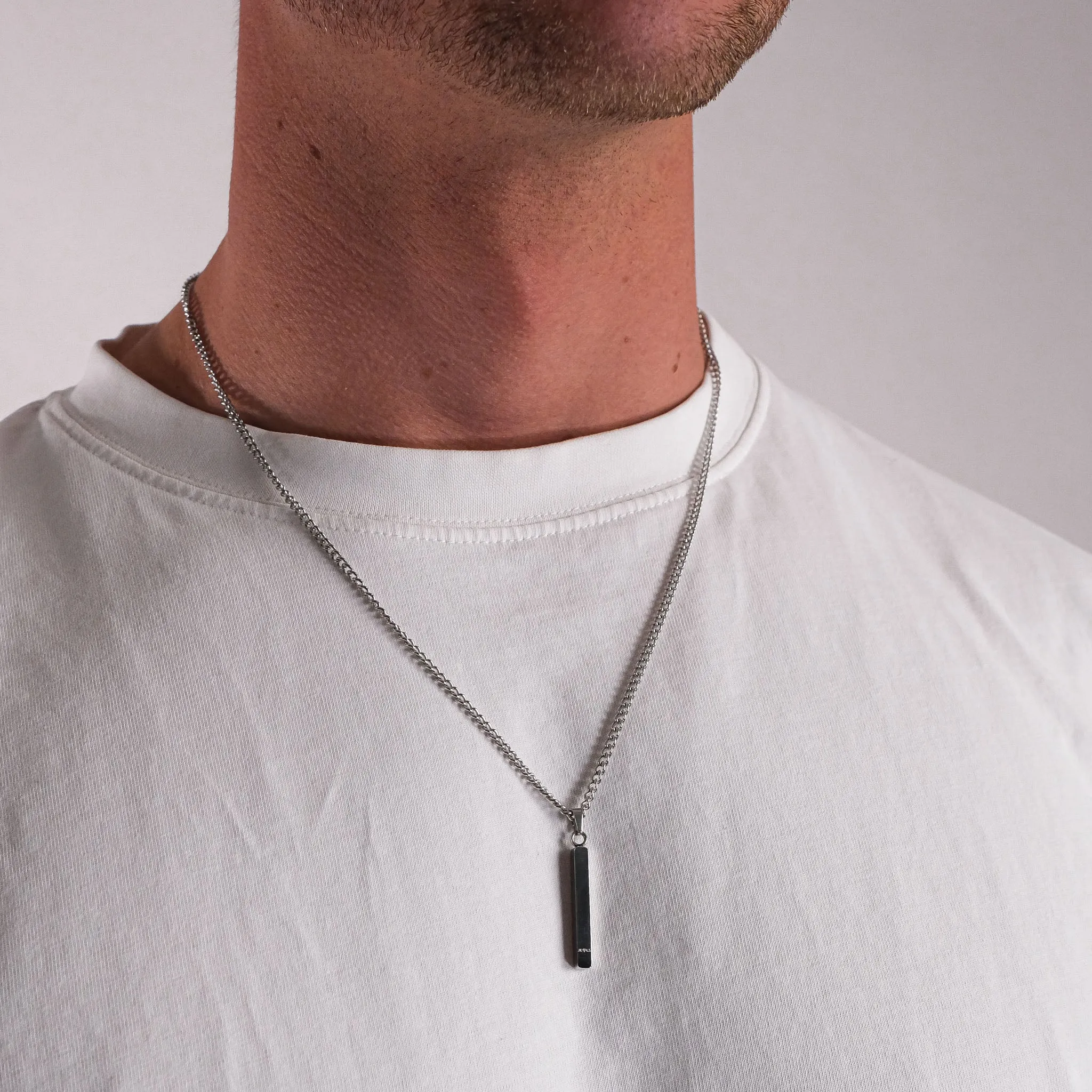 Bar signatur halskæde sold by Jewls product image thumbnail 3