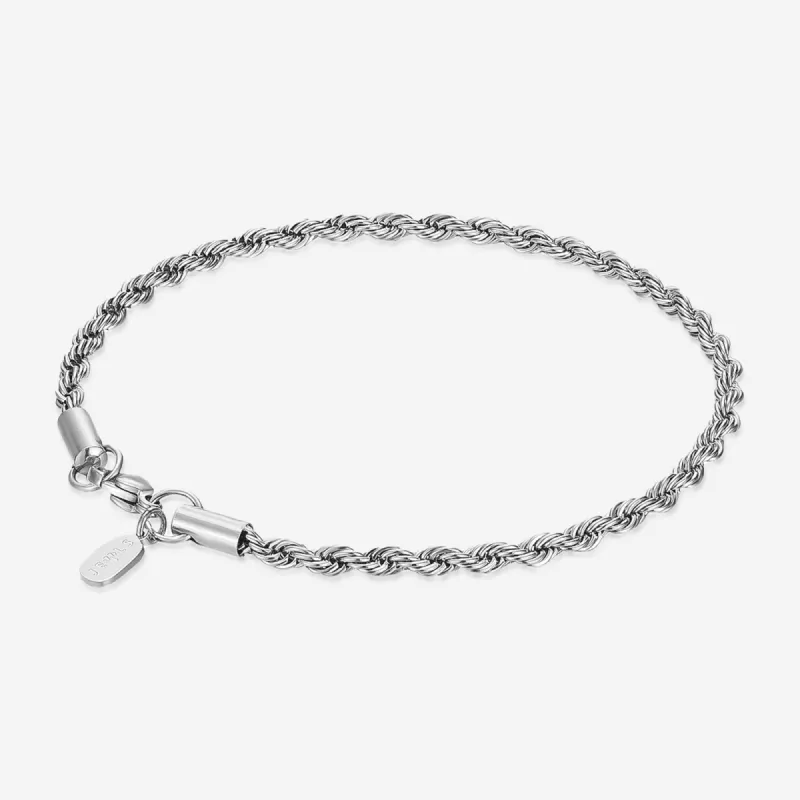 Rope armbånd 3 mm sold by Jewls