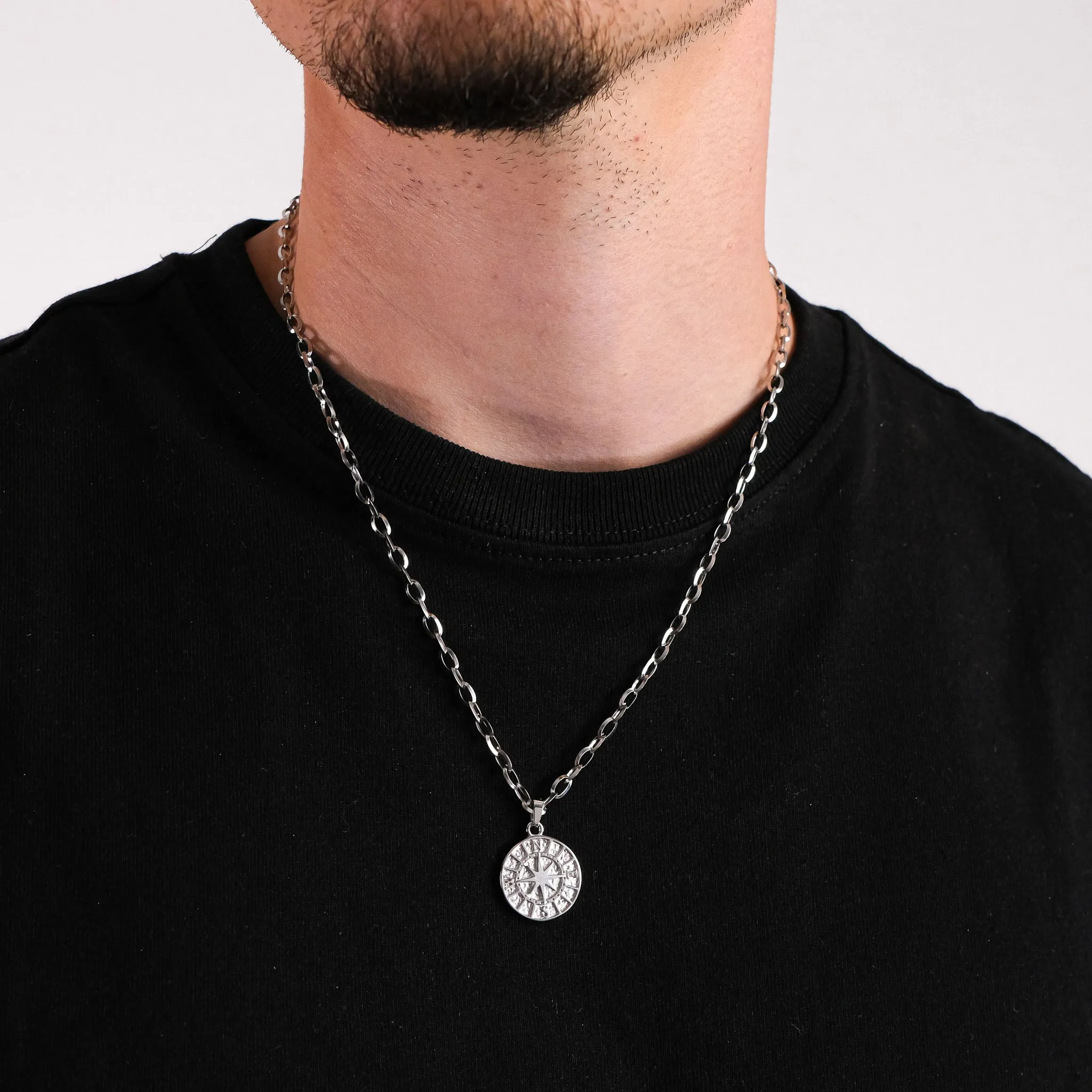 Kompas 2.0 Rolo halskæde sold by Jewls product image thumbnail 3