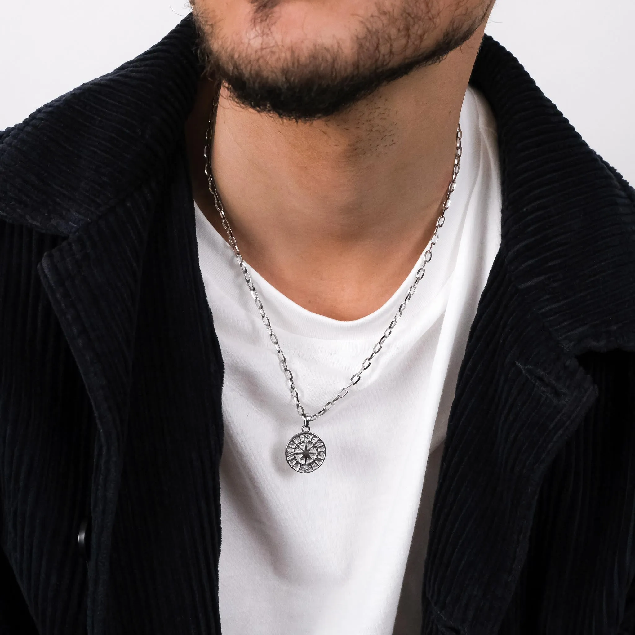 Kompas 2.0 Rolo halskæde sold by Jewls product image thumbnail 2