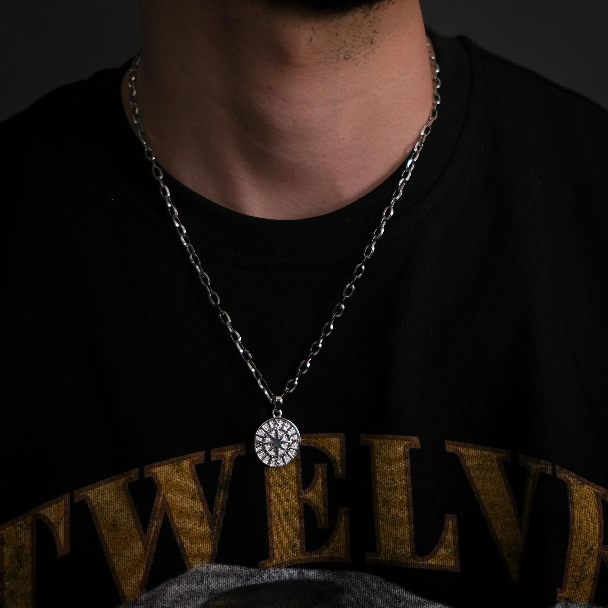 Kompas 2.0 Rolo halskæde sold by Jewls product image thumbnail 4