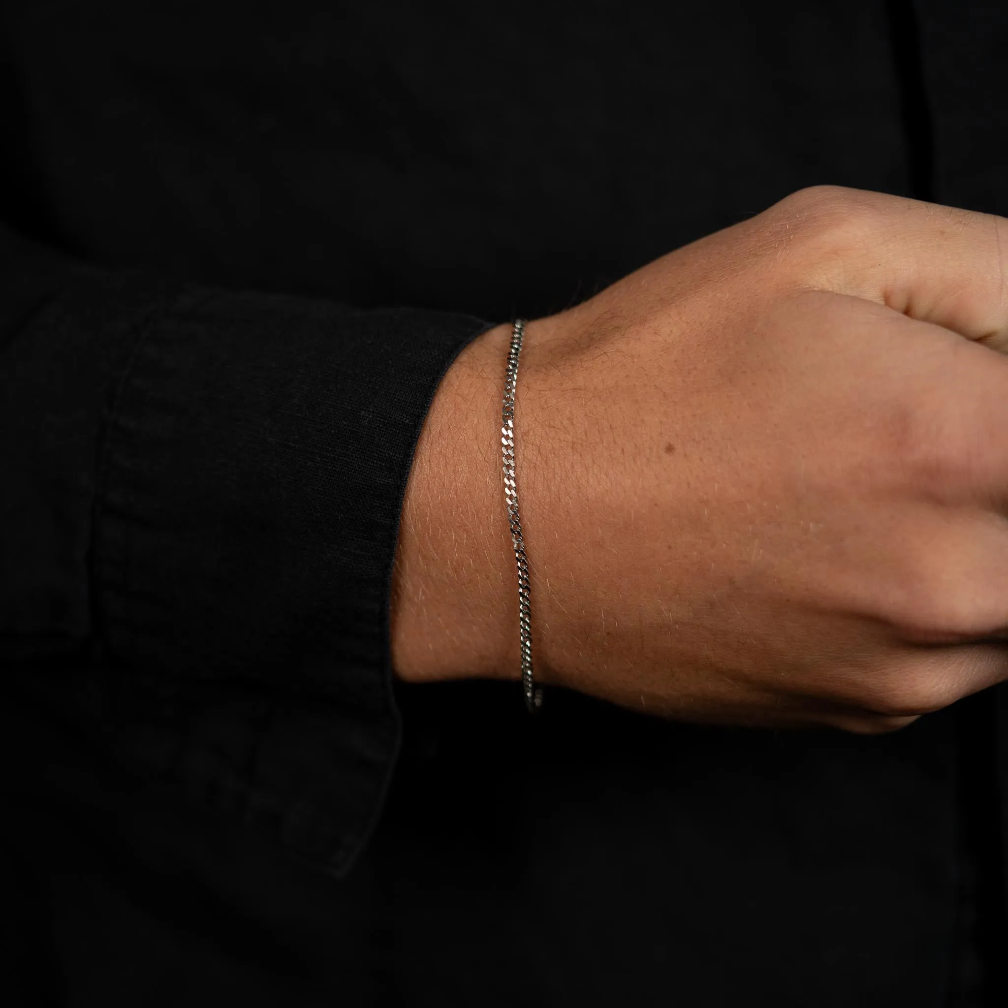 Curb armbånd 2 mm sold by Jewls product image thumbnail 2