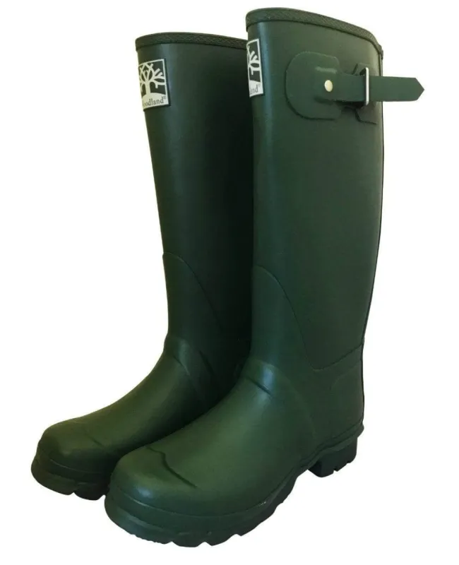 Durable Green Country Wellies by Woodlands sold by Jileon