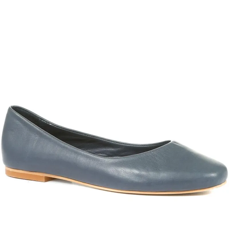 Elenora Leather Ballerina Flats - ELENORA / 322 288 sold by Jones Bootmaker