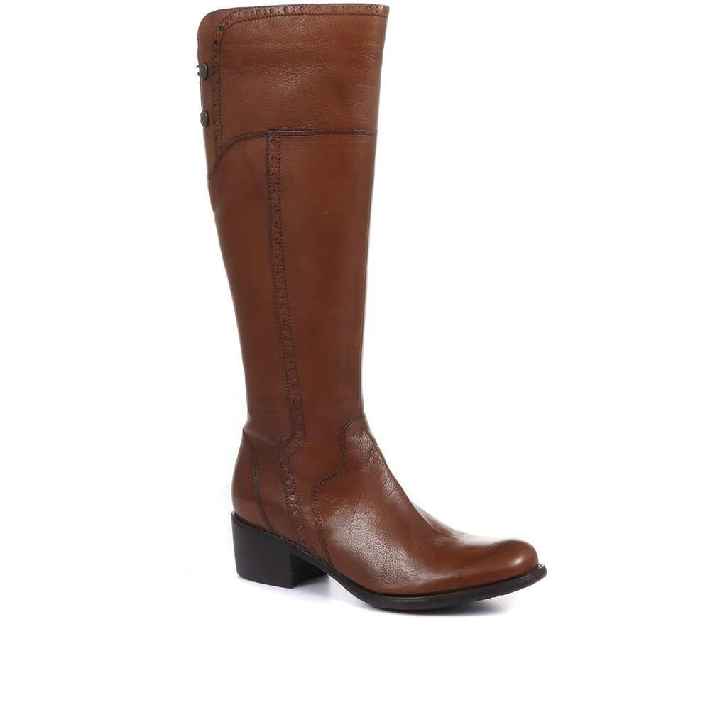 Leather Knee High Boot - CARM28503 / 313 427 sold by Jones Bootmaker product image thumbnail 2