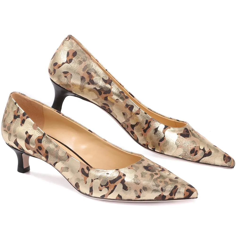 Leather Courts with Kitten Heel - YAXIA29504 / 315 729 sold by Jones Bootmaker product image thumbnail 4