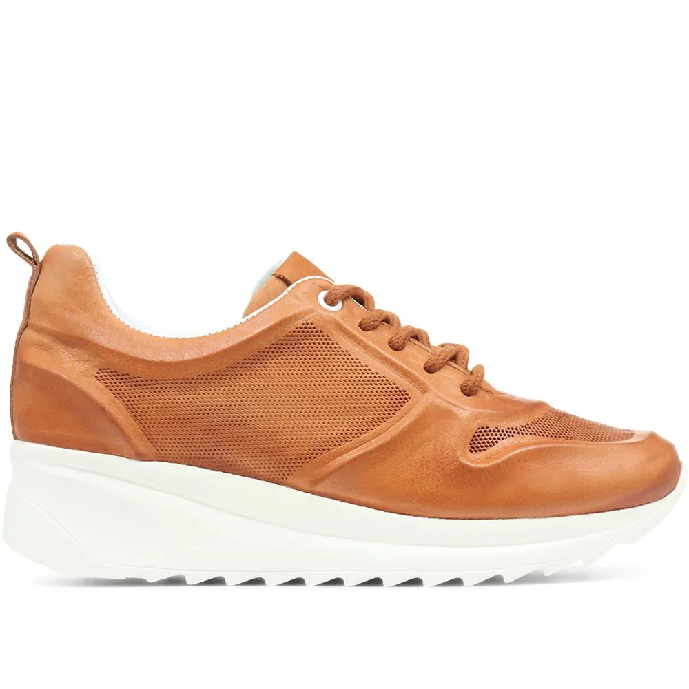 Riya Leather Lace-Up Trainer - RIYA / 318 444 sold by Jones Bootmaker product image thumbnail 3