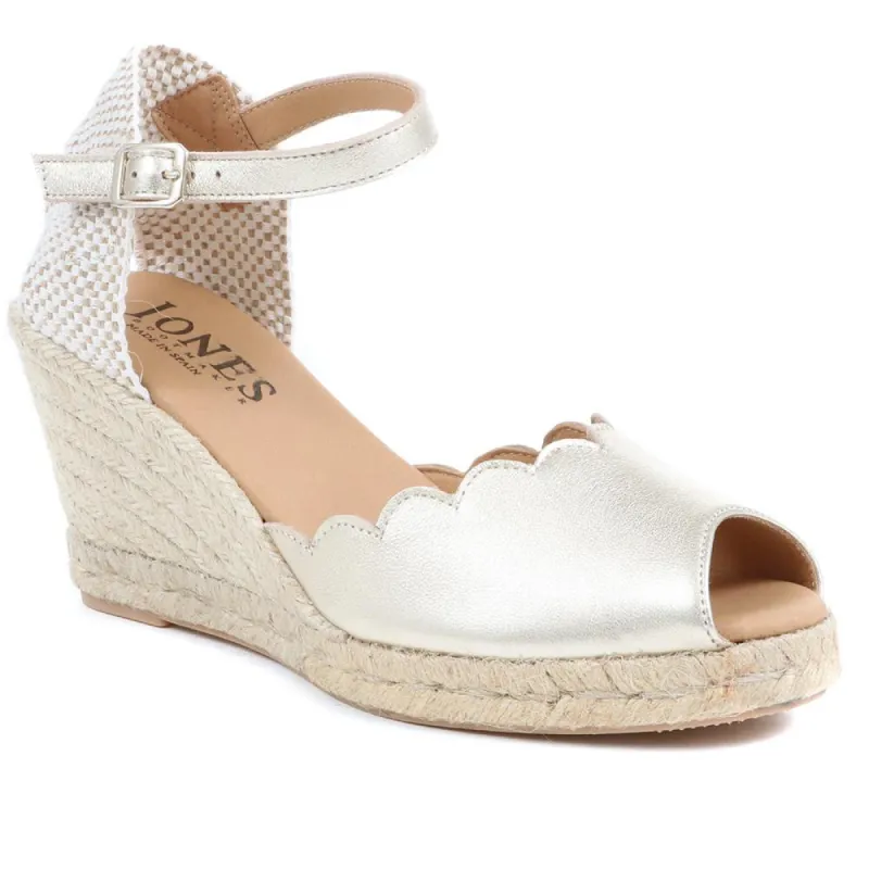 Alejandra Espadrille Wedge Sandals - ALEJANDRA / 322 055 sold by Jones Bootmaker