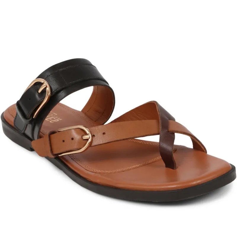 Glint Leather Toe Post Sandals - GLINT / 325 350 sold by Jones Bootmaker