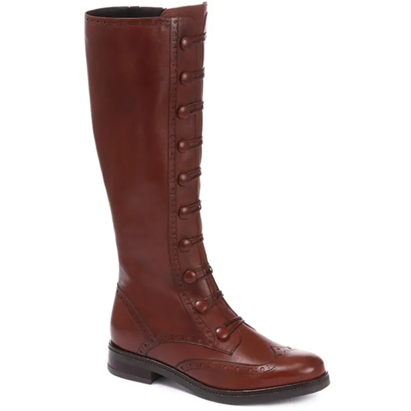 Louise Leather Knee High Boot - CARM30524 / 316 580 sold by Jones Bootmaker